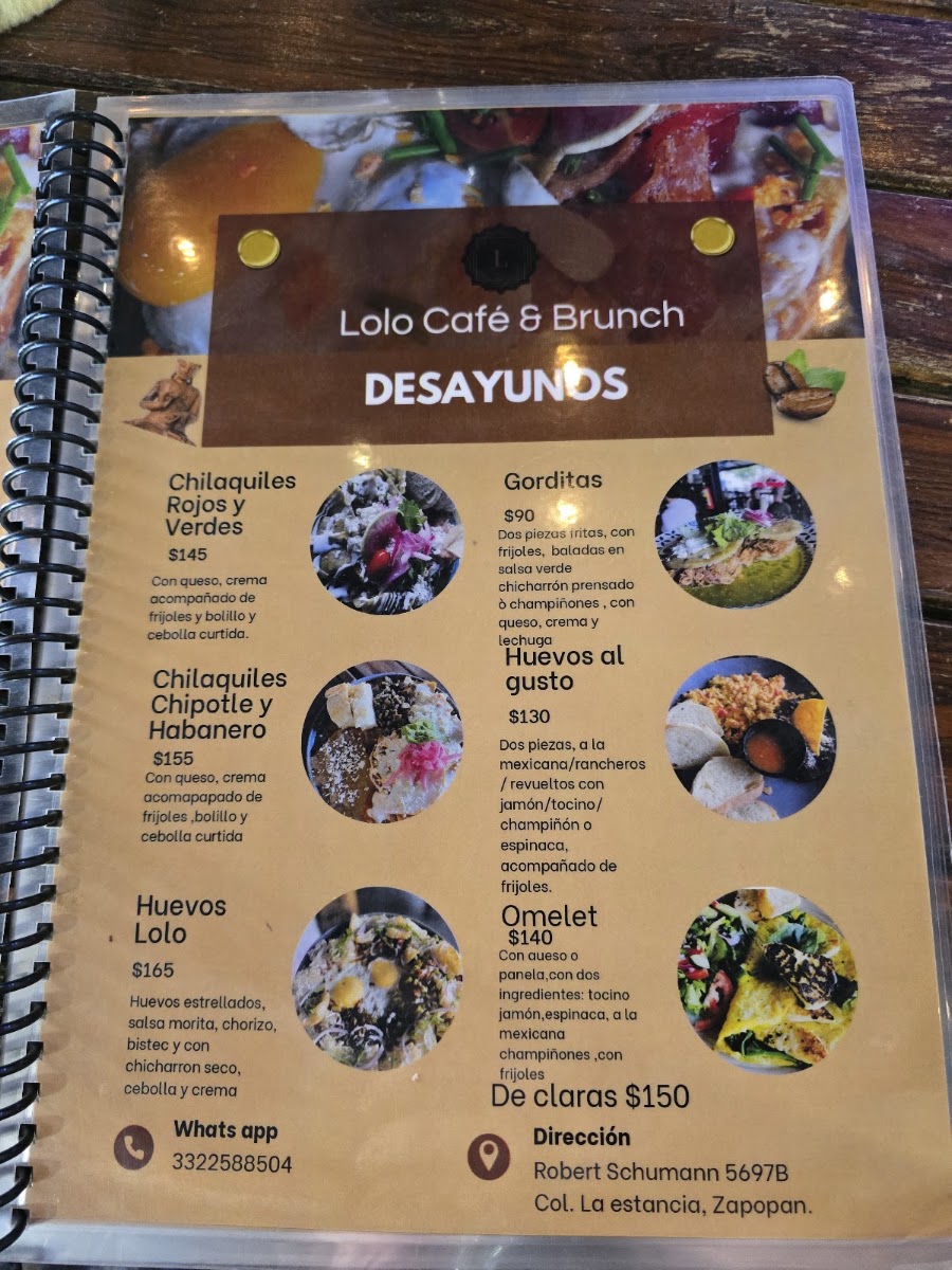 Lolo Cafe & Brunch Menu Photo 5