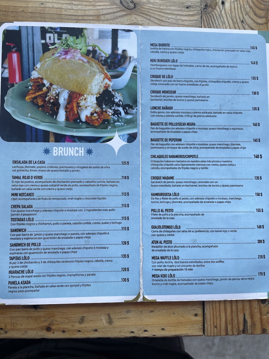 Lolo Cafe & Brunch Menu Photo 6