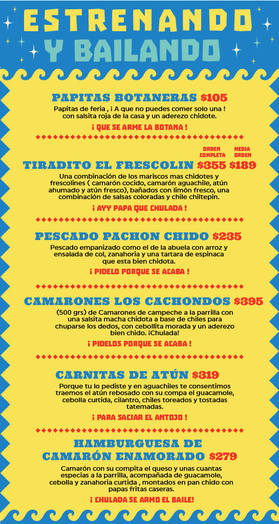 Los Aguachiles Menu Photo 3