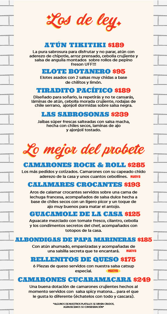Los Aguachiles Menu Photo 8