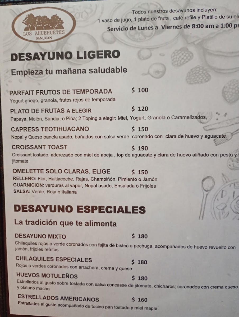 Los Ahuehuetes Menu Photo 6