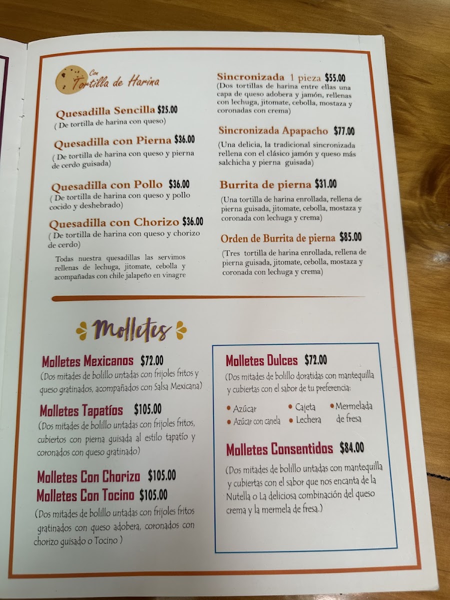 Los Apapachos De Margarita Menu Photo 7