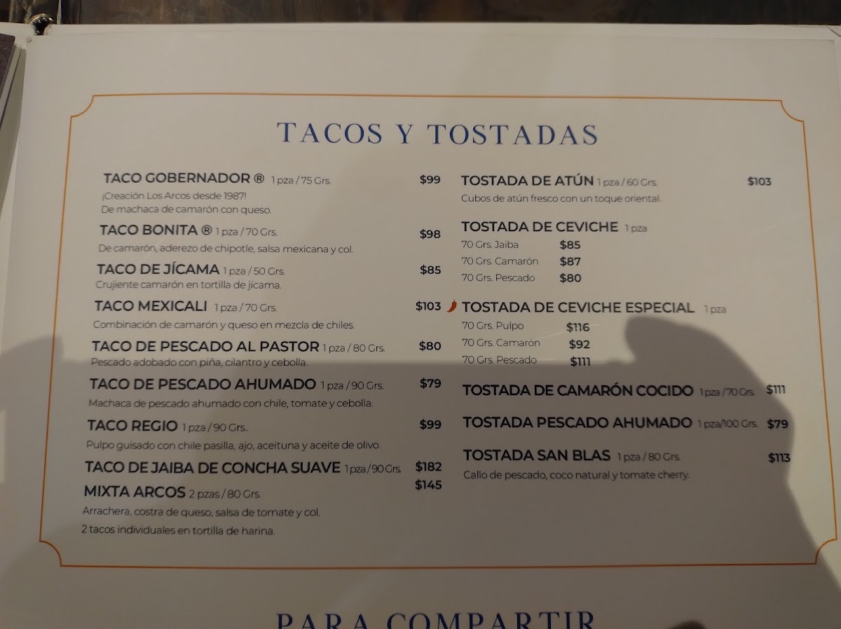 Los Arcos Menu Photo 2