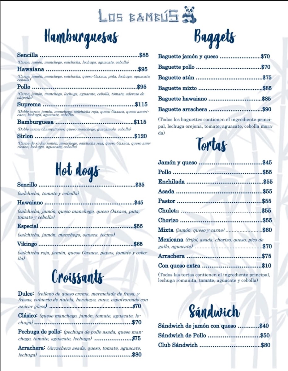 Los Bambús Restaurante & Bar-Lounge Menu Photo 6