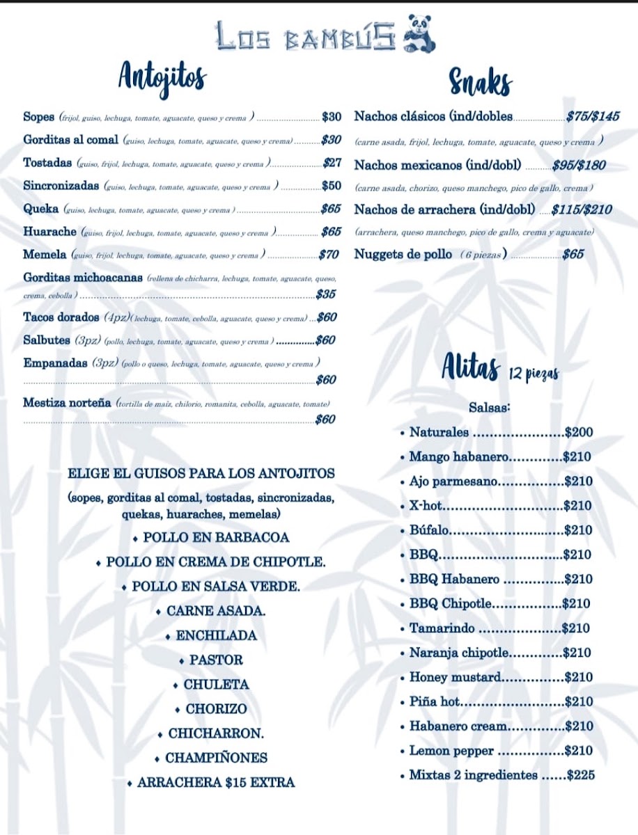 Los Bambús Restaurante & Bar-Lounge Menu Photo 9
