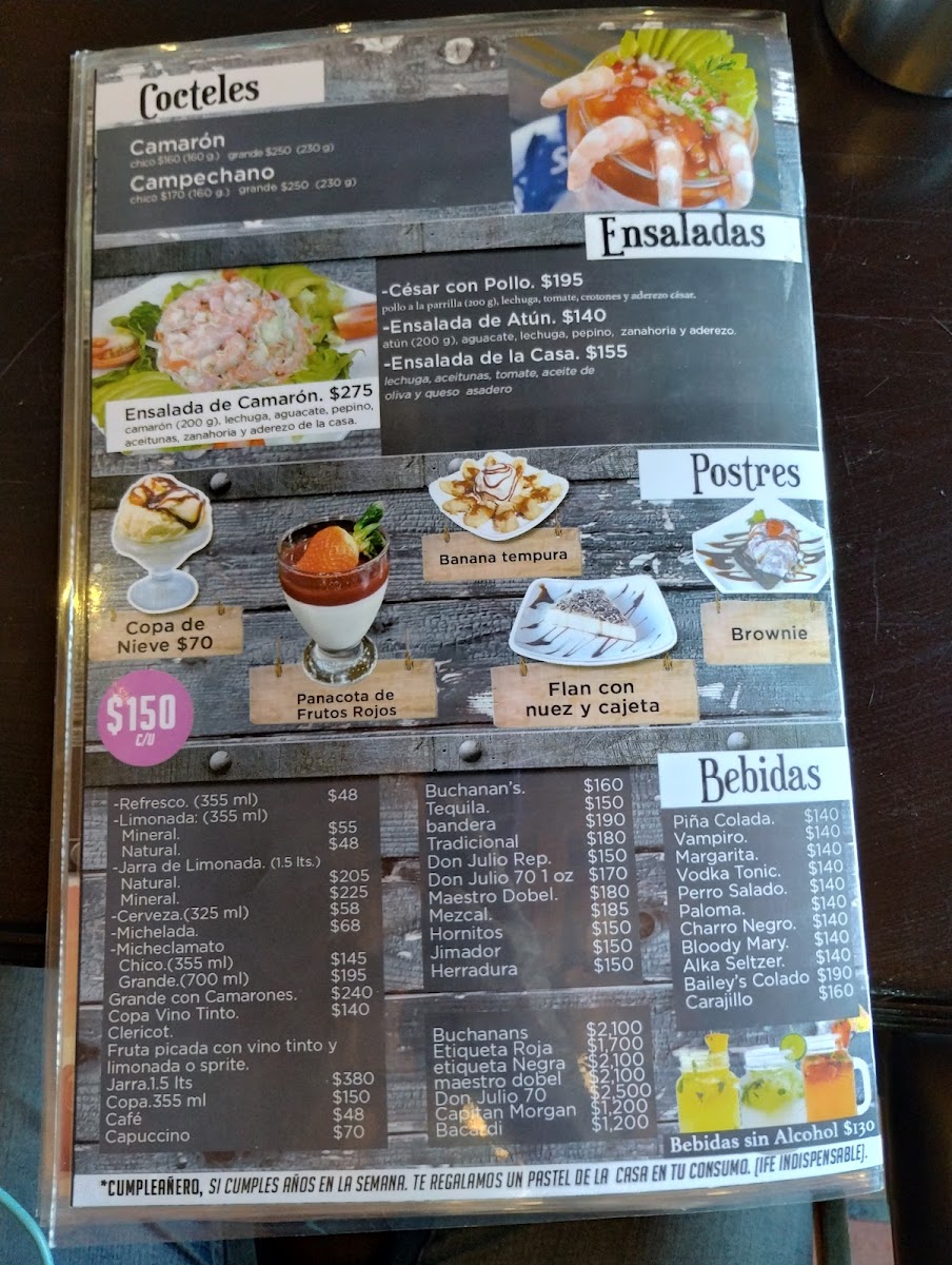 Los Cabritos - Alameda Carretera Nacional - Santiago Menu Photo 3