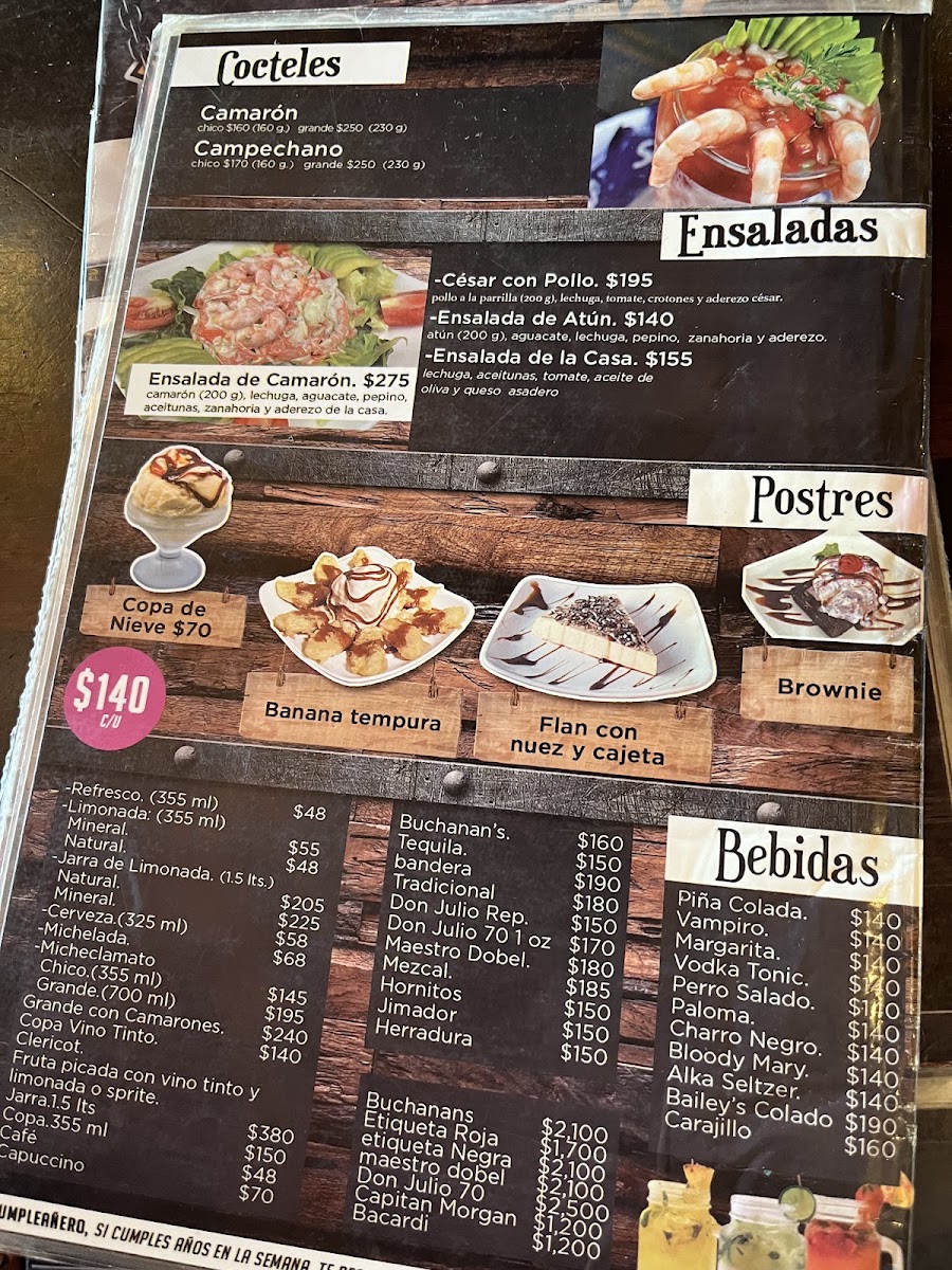 Los Cabritos - Alameda Carretera Nacional - Santiago Menu Photo 4