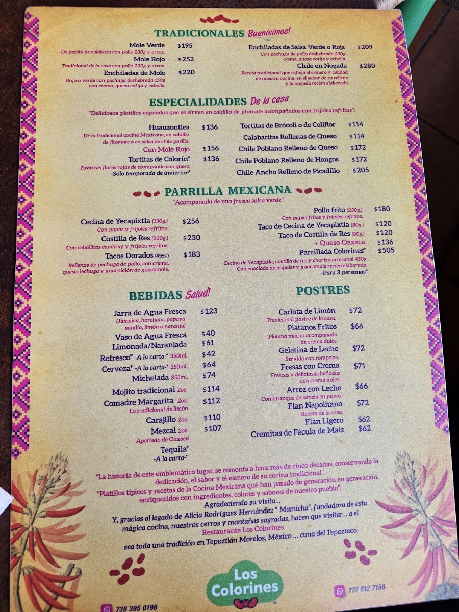 Los Colorines Menu Photo 6