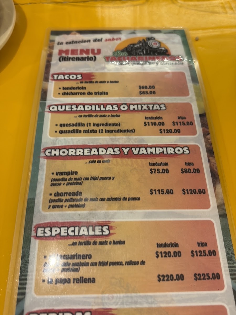 Los Compios Taco Fish & Shrimp - Chapalita Menu