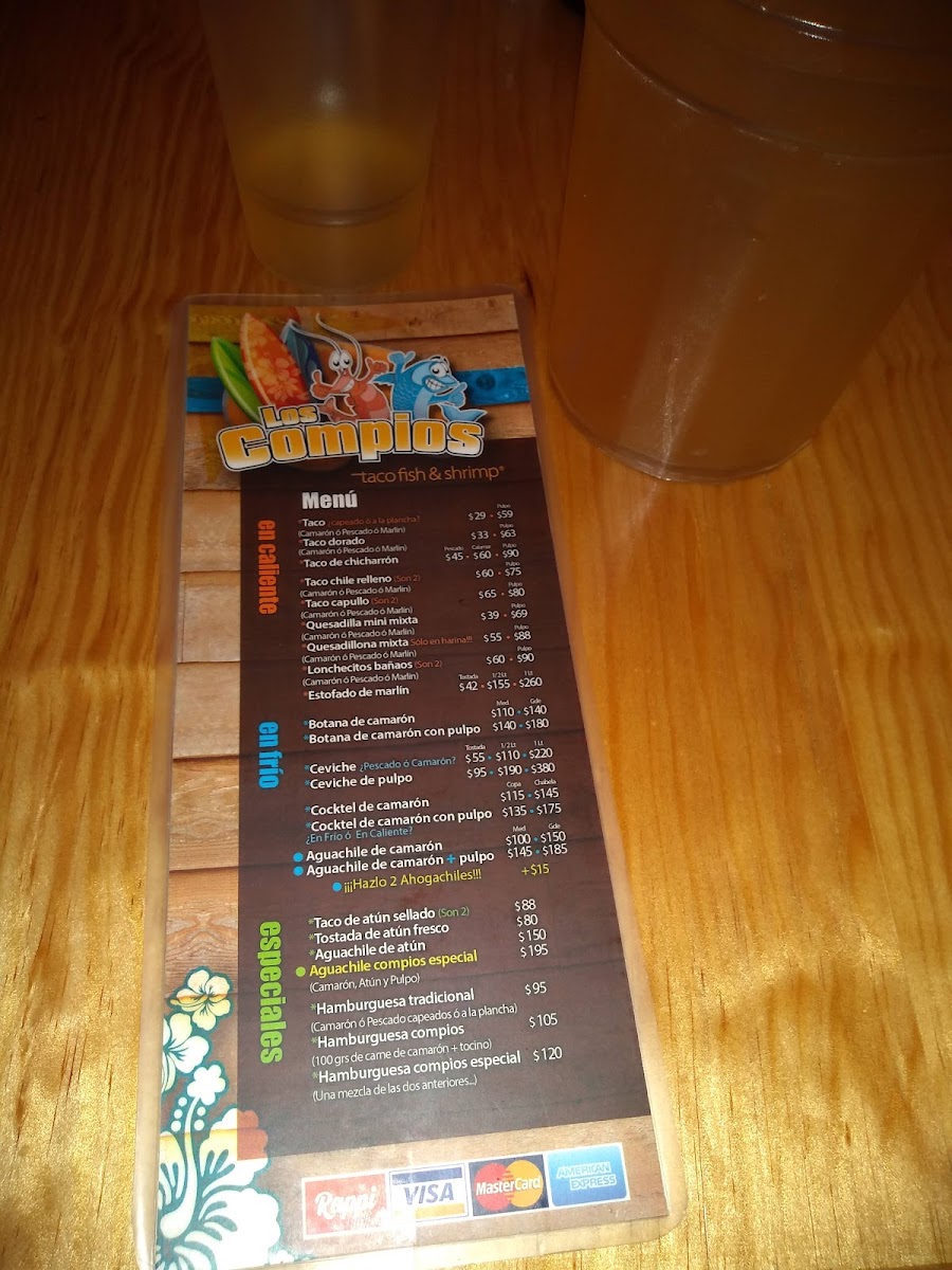 Los Compios Taco Fish & Shrimp - Chapalita Menu Photo 10