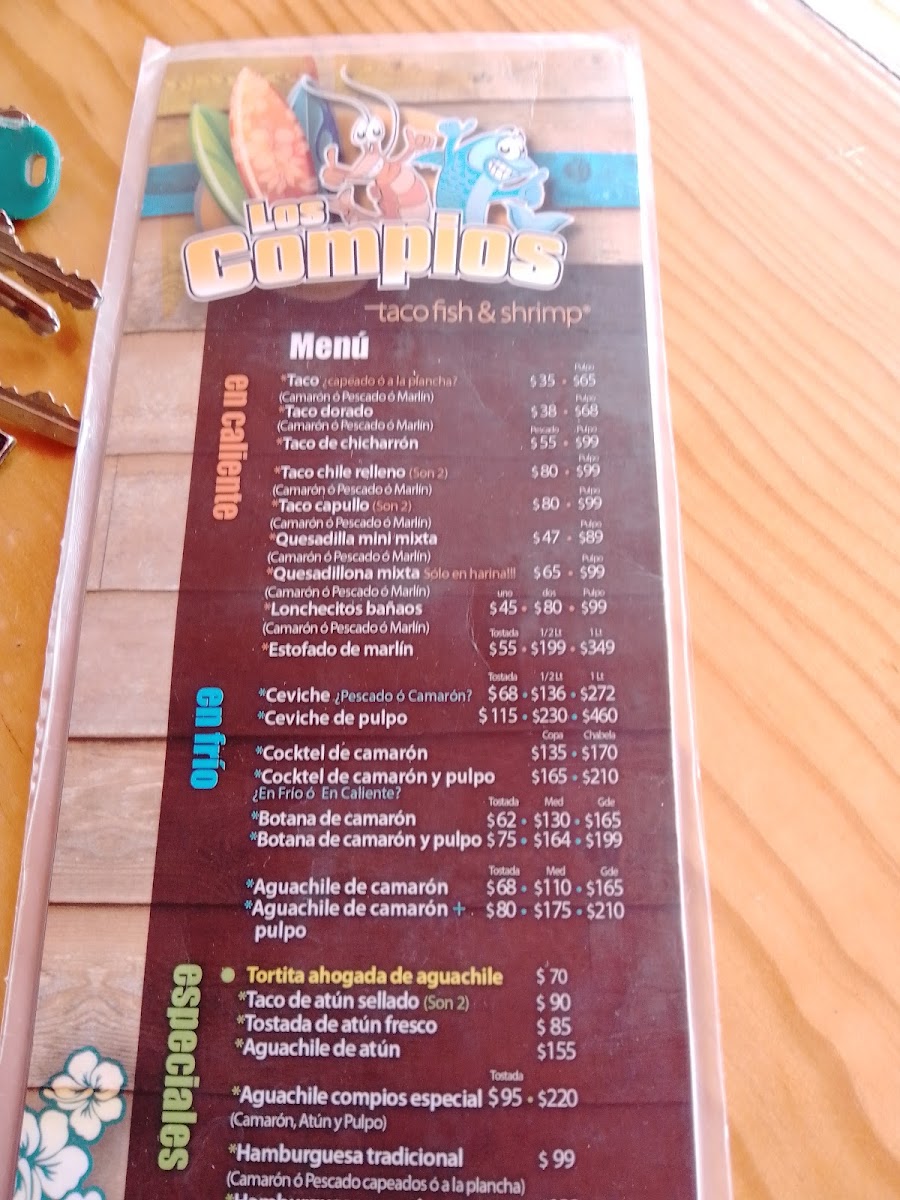 Los Compios Taco Fish & Shrimp - Chapalita Menu Photo 3