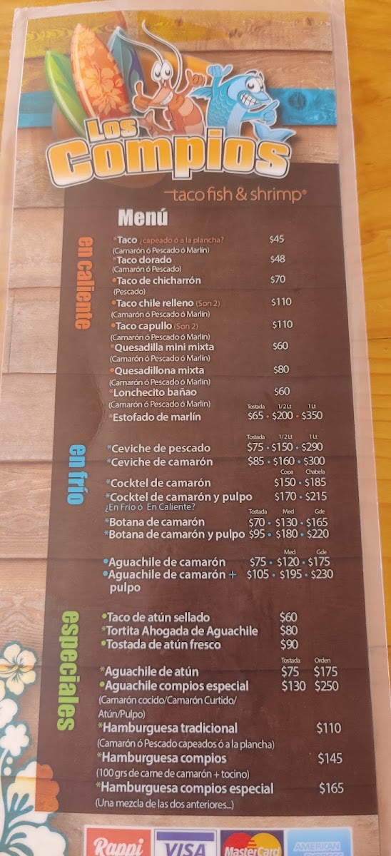 Los Compios Taco Fish & Shrimp - Chapalita Menu Photo 8