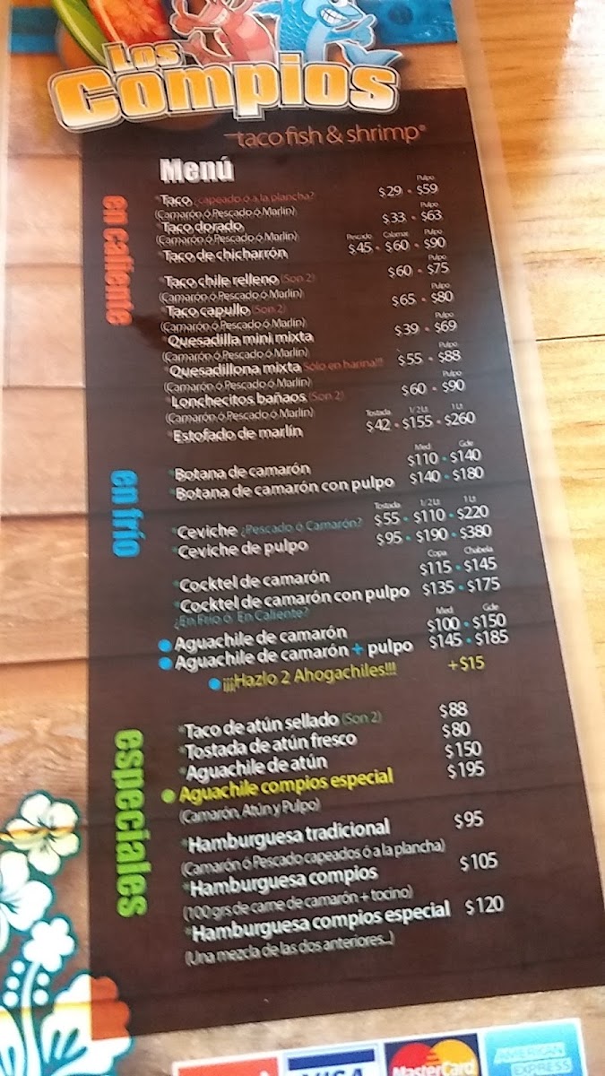 Los Compios Taco Fish & Shrimp - Chapalita Menu Photo 9