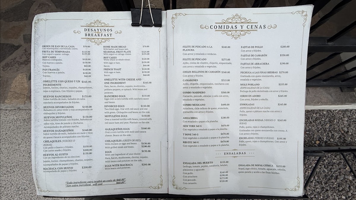 Los Mandiles de Santa Lucia Menu Photo 3