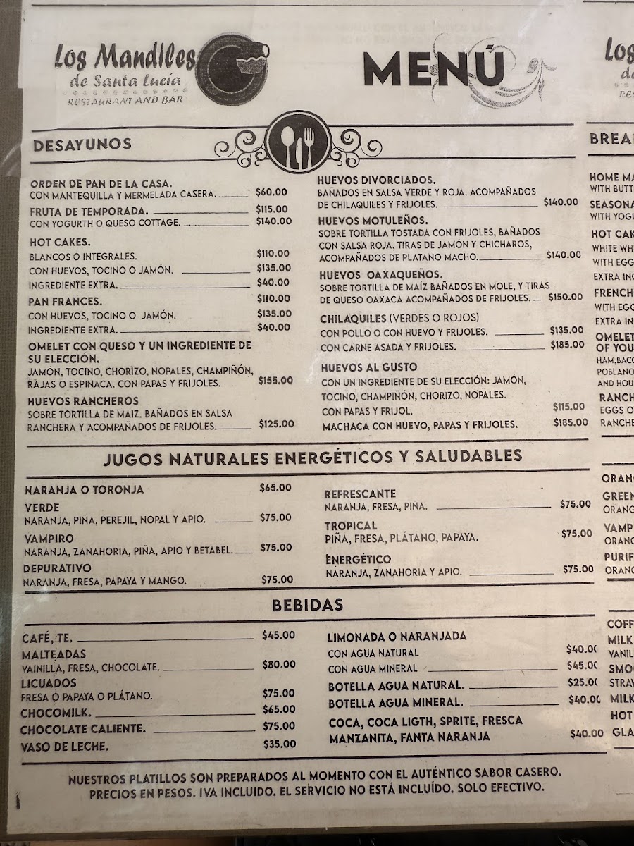 Los Mandiles de Santa Lucia Menu Photo 8