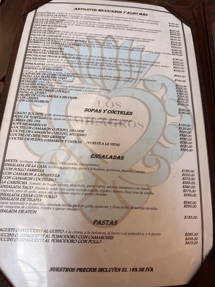 Los Milagros Menu Photo 2