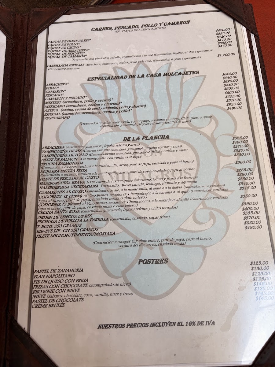 Los Milagros Menu Photo 3