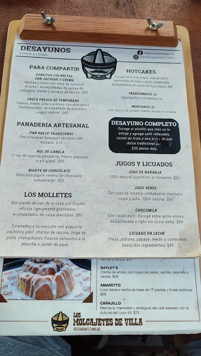 Los Molcajetes De Villa Menu Photo 2