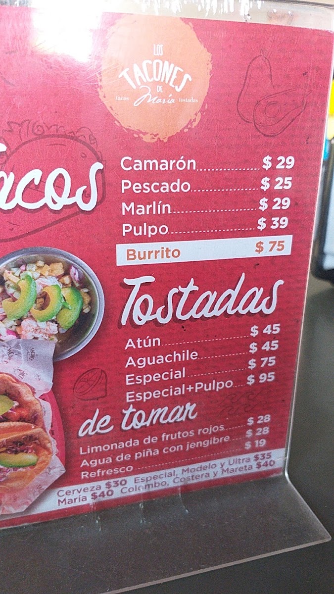 Los Tacones De Maria Menu Photo 3
