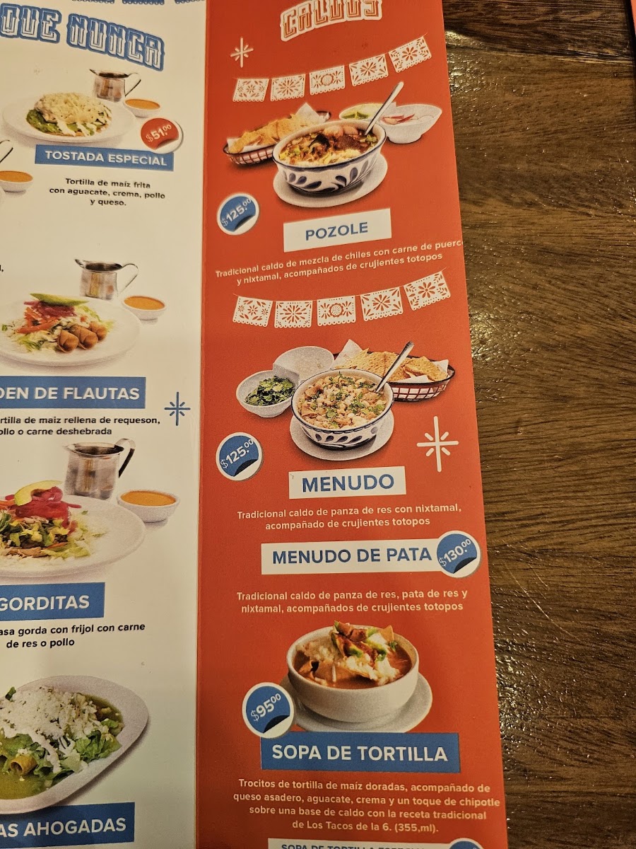 Los Tacos De La 6 Menu Photo 8