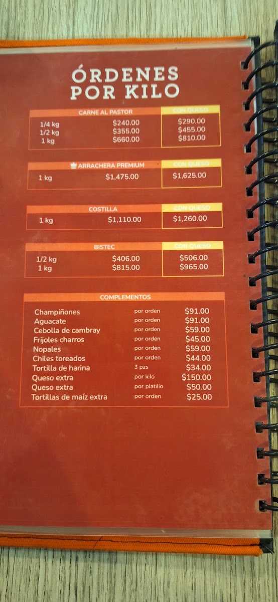 Los Tarascos Sucursal Costa Azul Menu Photo 3