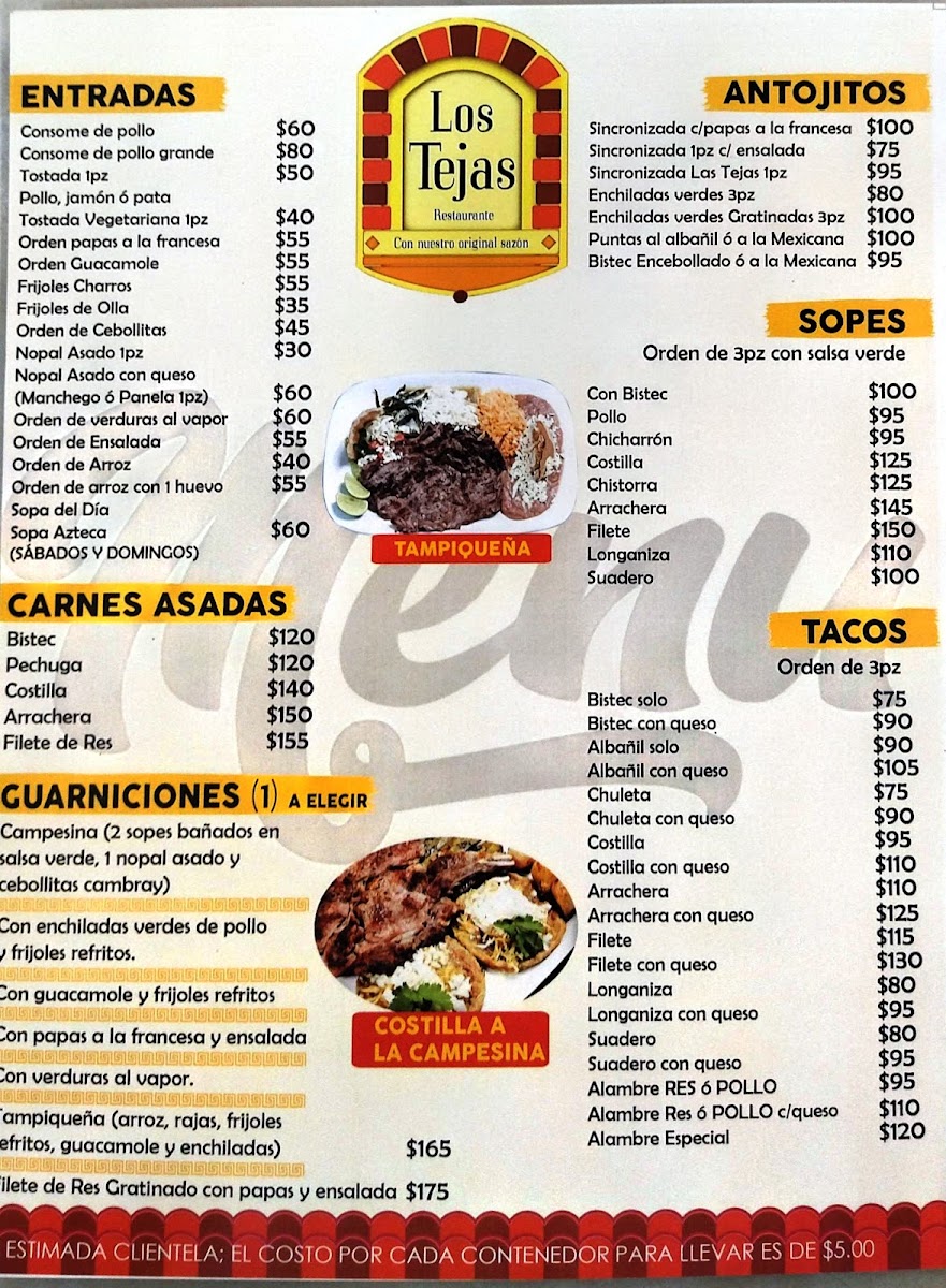 Los Tejas Menu Photo 2