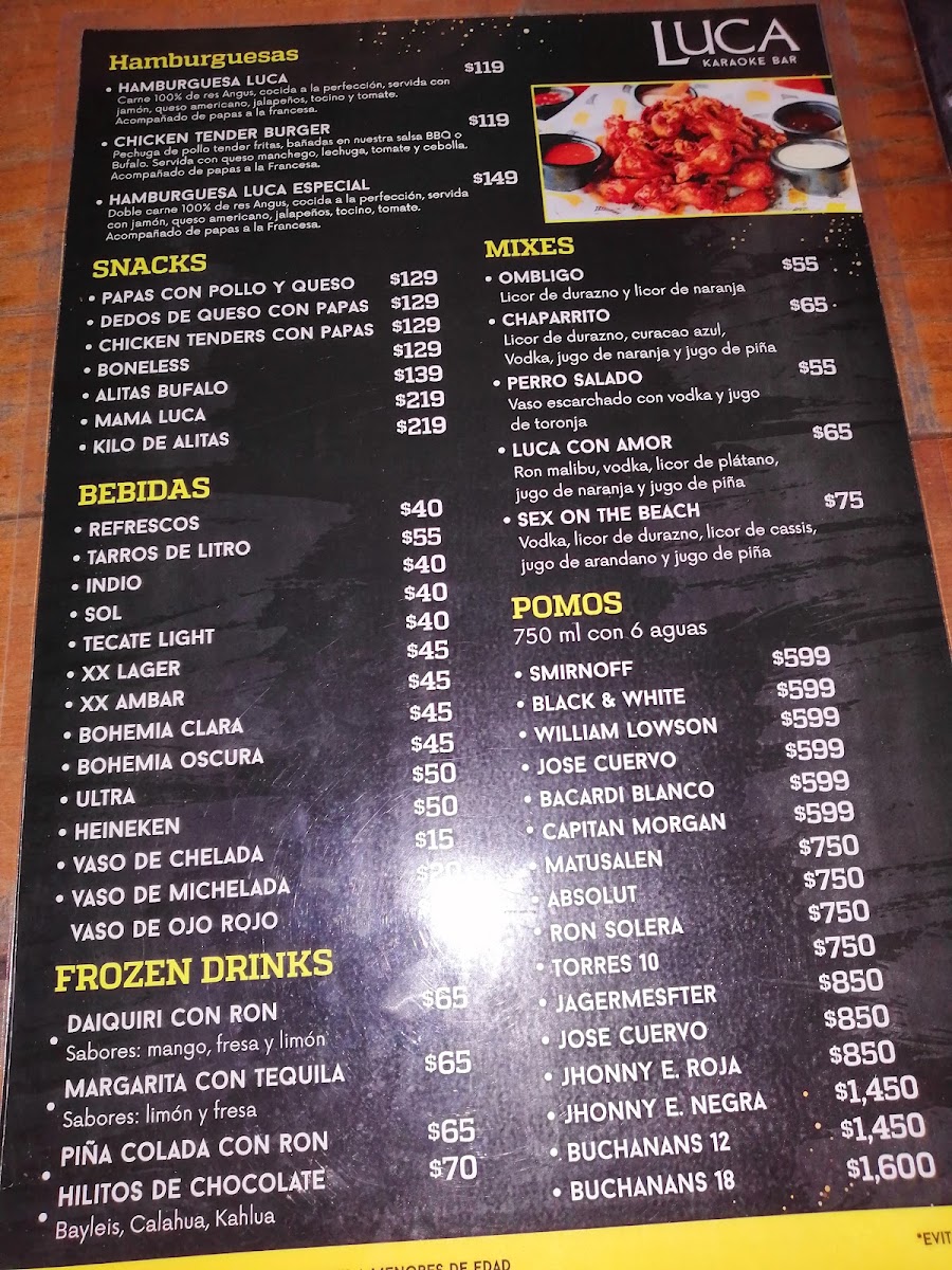 Luca Pizza Francisco De Montejo Menu Photo 2