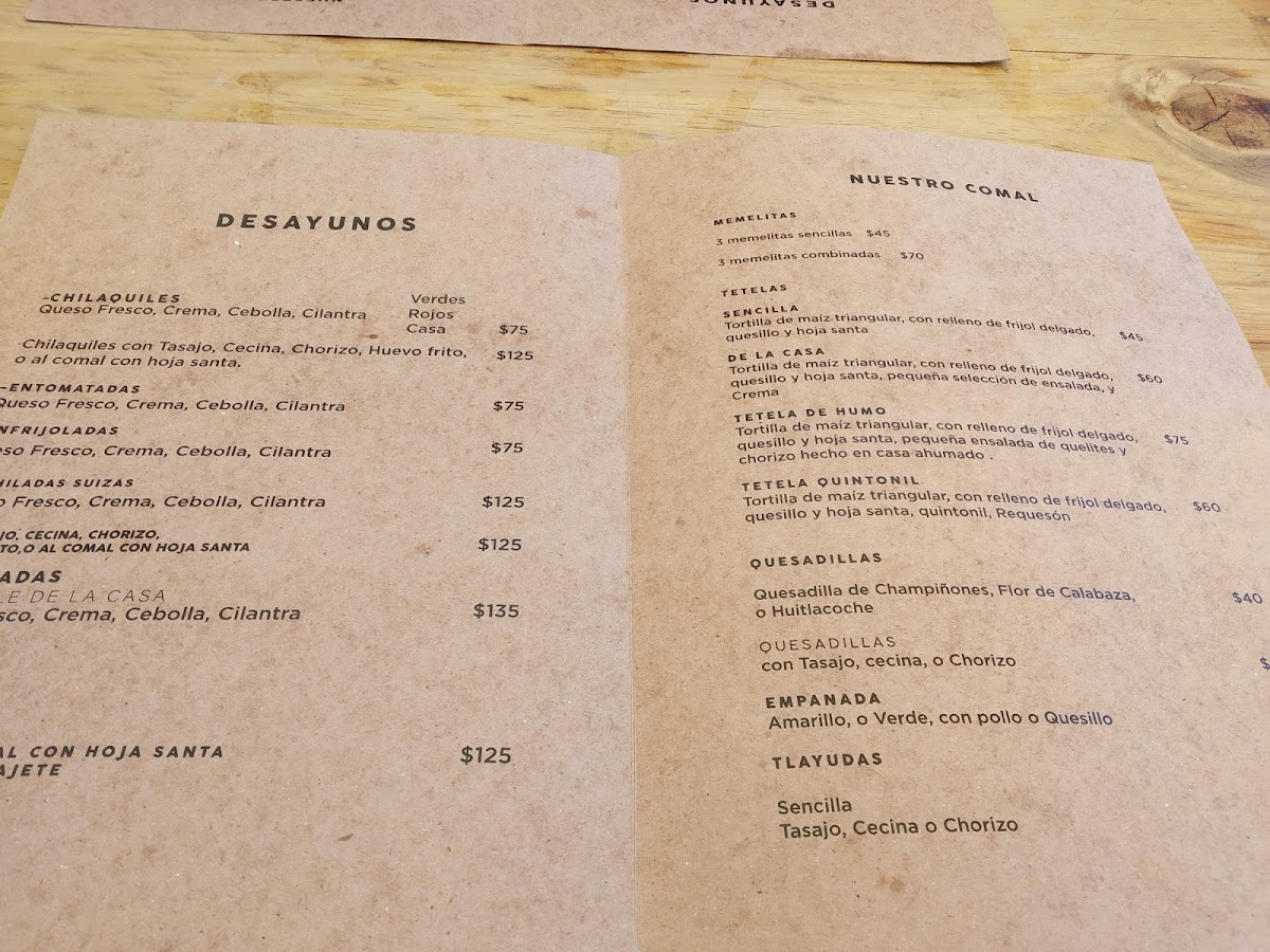 Luz De Luna Huayapam Menu Photo 5
