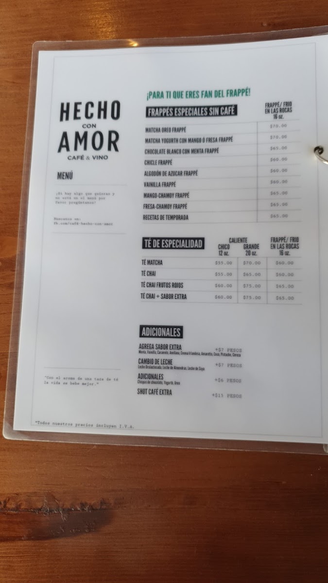 Made With Love Menu Photo 5