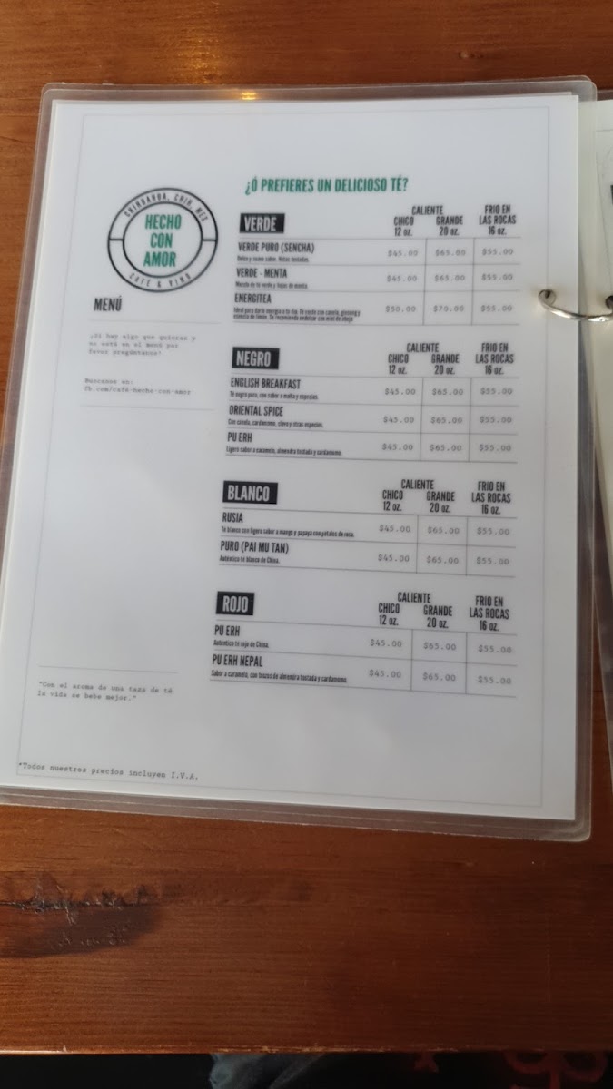 Made With Love Menu Photo 6