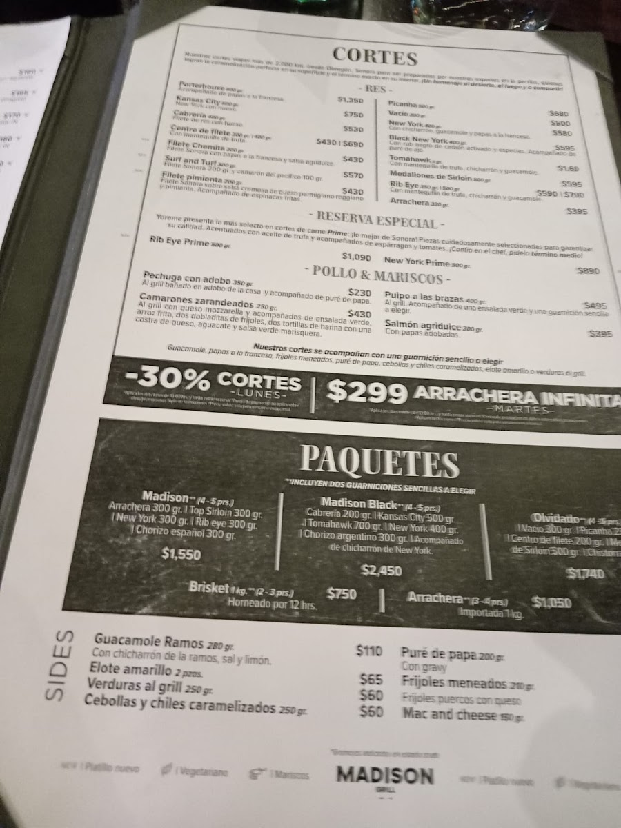 Madison Grill Menu Photo 3