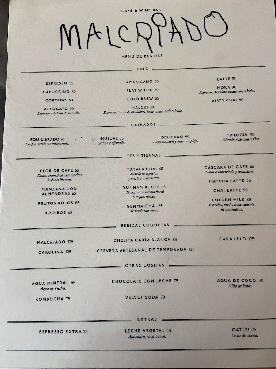Malcriado ( Condesa ) Menu Photo 10