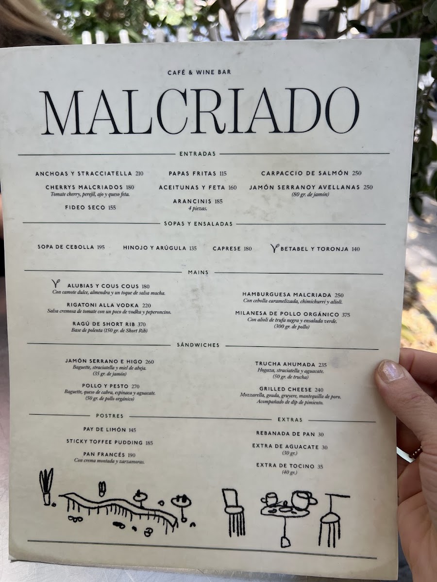 Malcriado ( Condesa ) Menu Photo 7