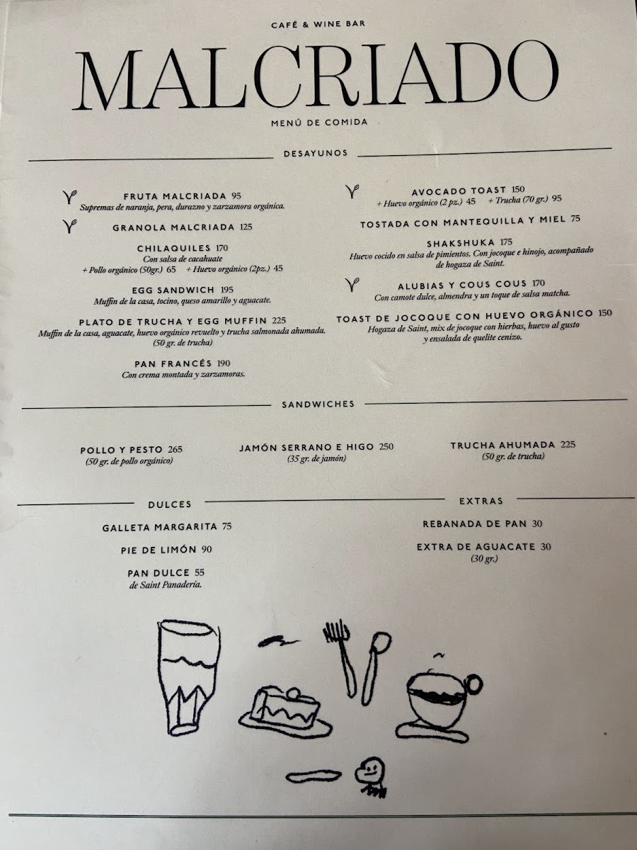 Malcriado ( Condesa ) Menu Photo 8
