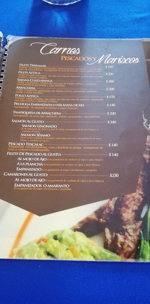 Malintzi Restaurante Bar Menu Photo 6