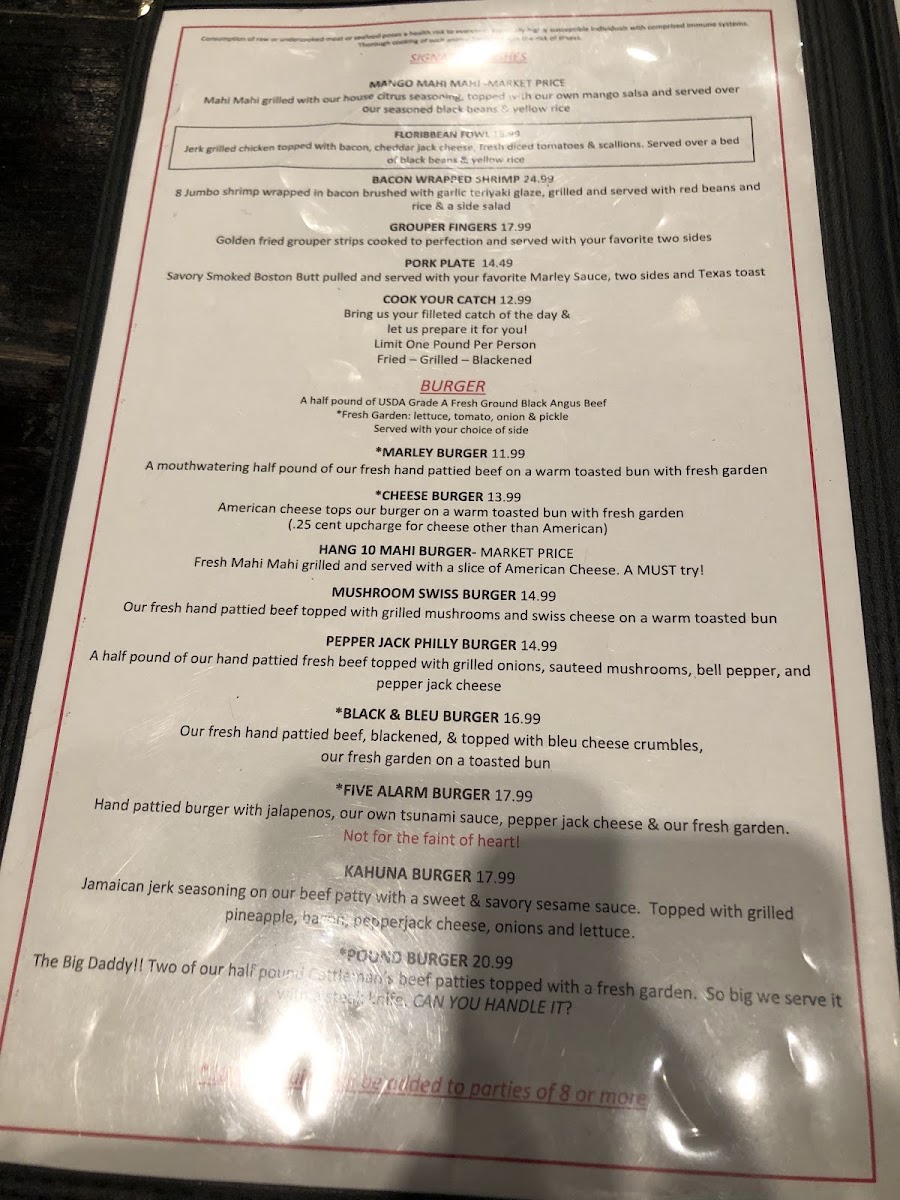 Mango Marley's Menu Photo 10
