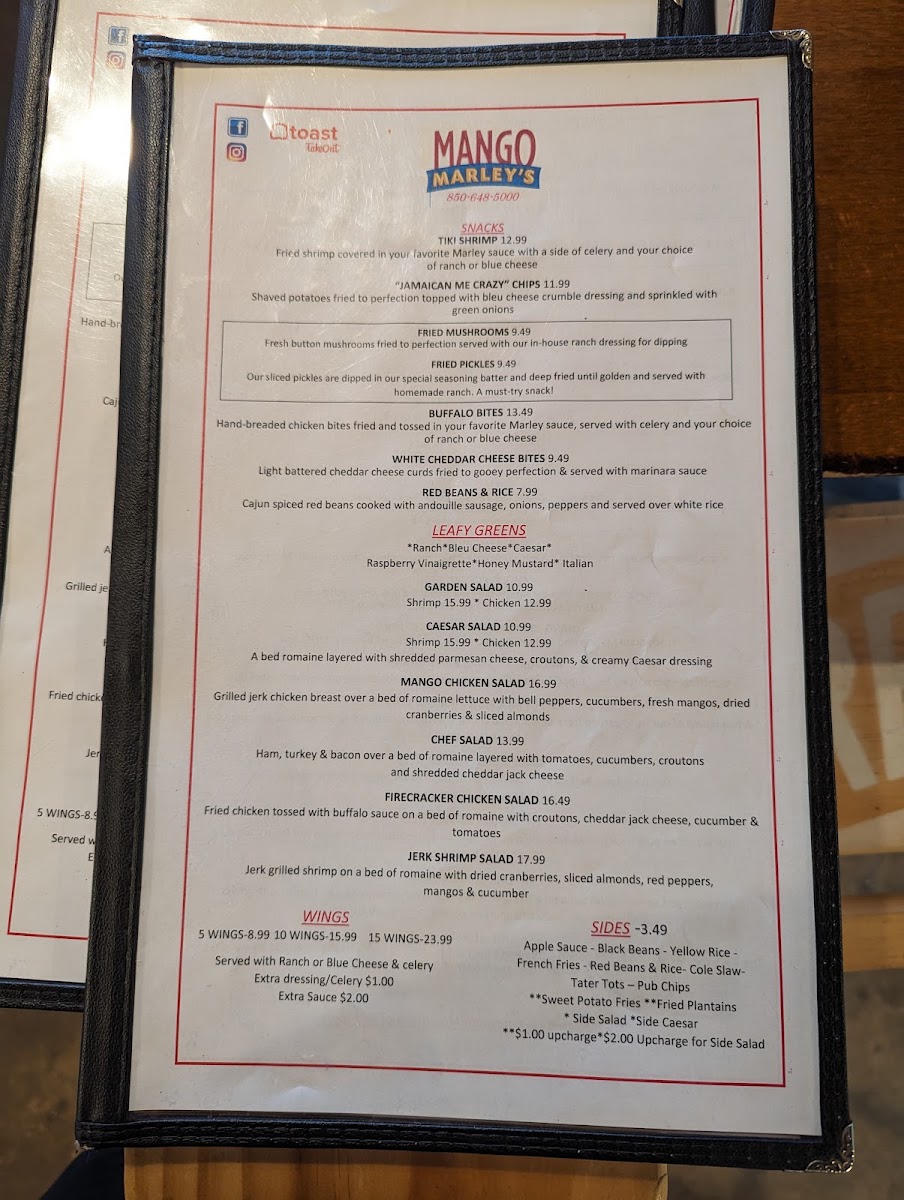 Mango Marley's Menu Photo 6