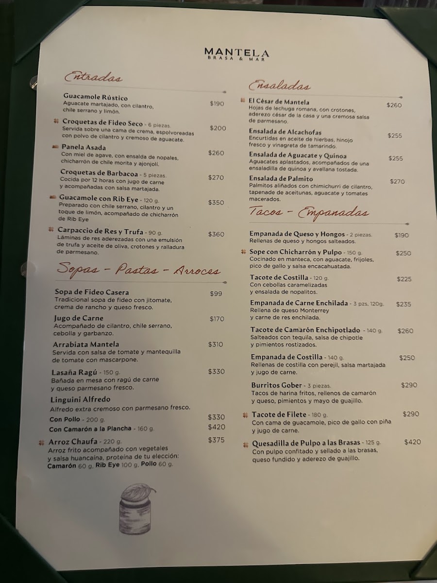 Mantela Restaurante Menu Photo 4