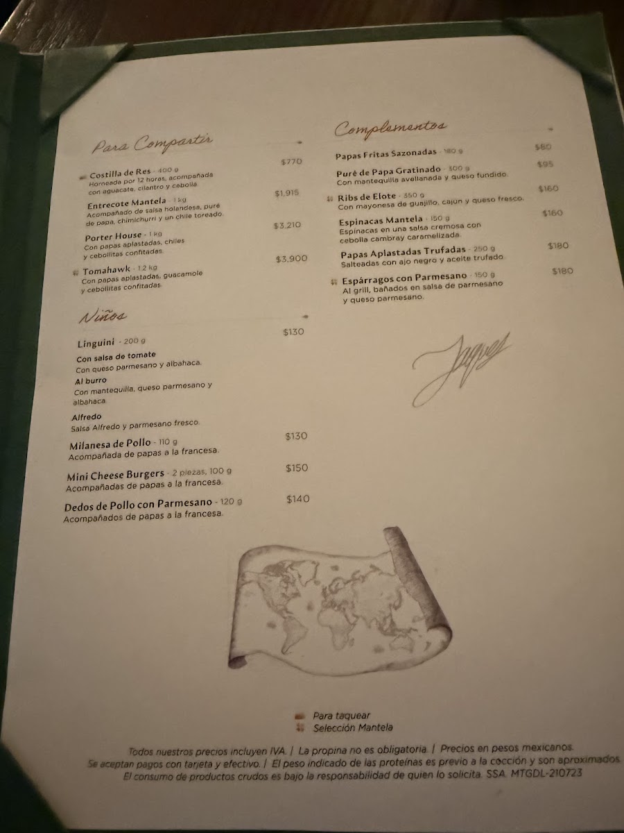 Mantela Restaurante Menu Photo 5