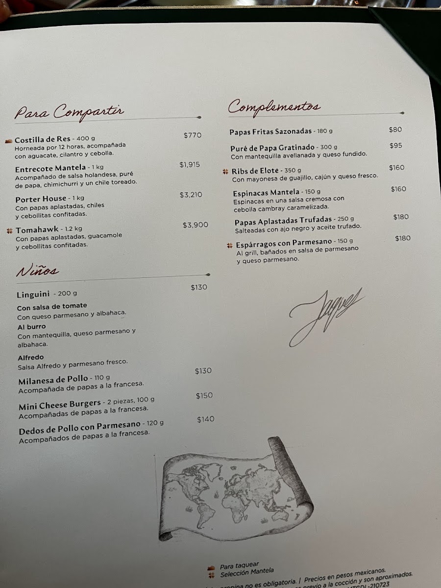 Mantela Restaurante Menu Photo 6