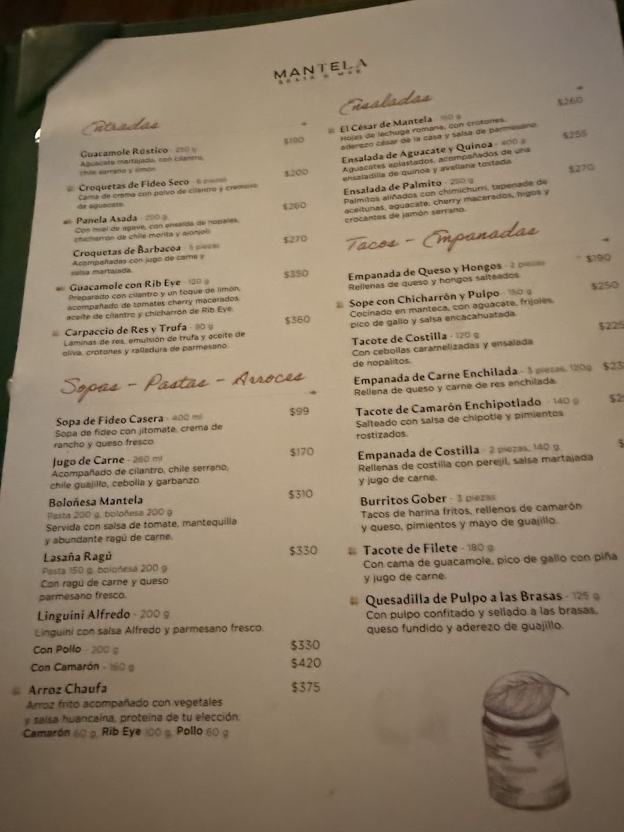 Mantela Restaurante Menu Photo 9