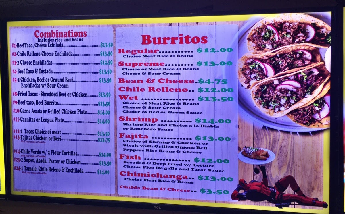 Maria's Taco Shop Menu Photo 3