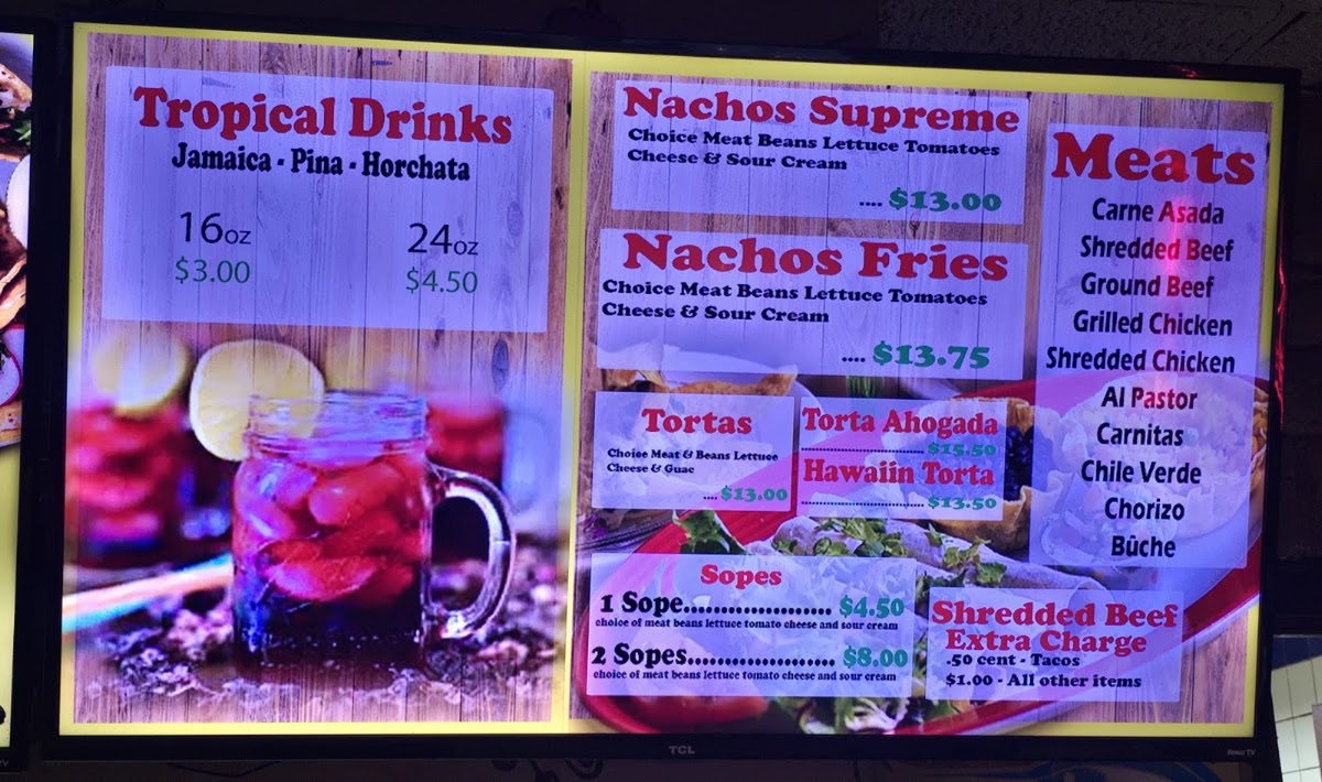Maria's Taco Shop Menu Photo 6