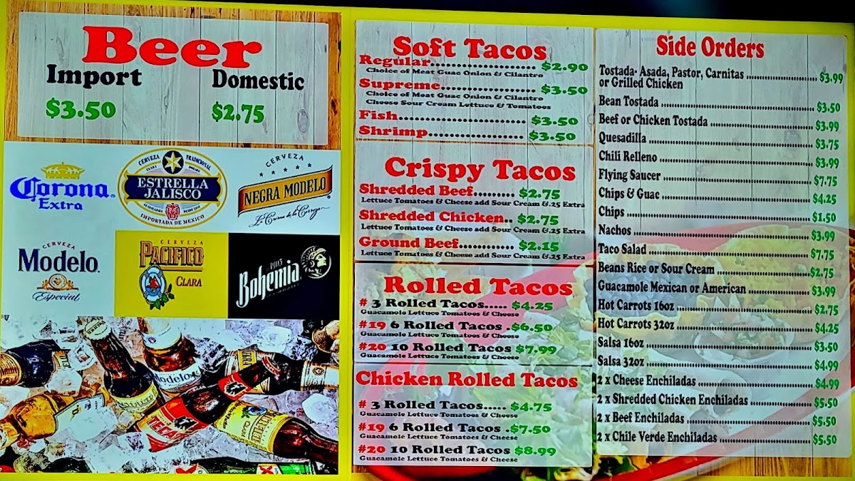 Maria's Taco Shop Menu Photo 7