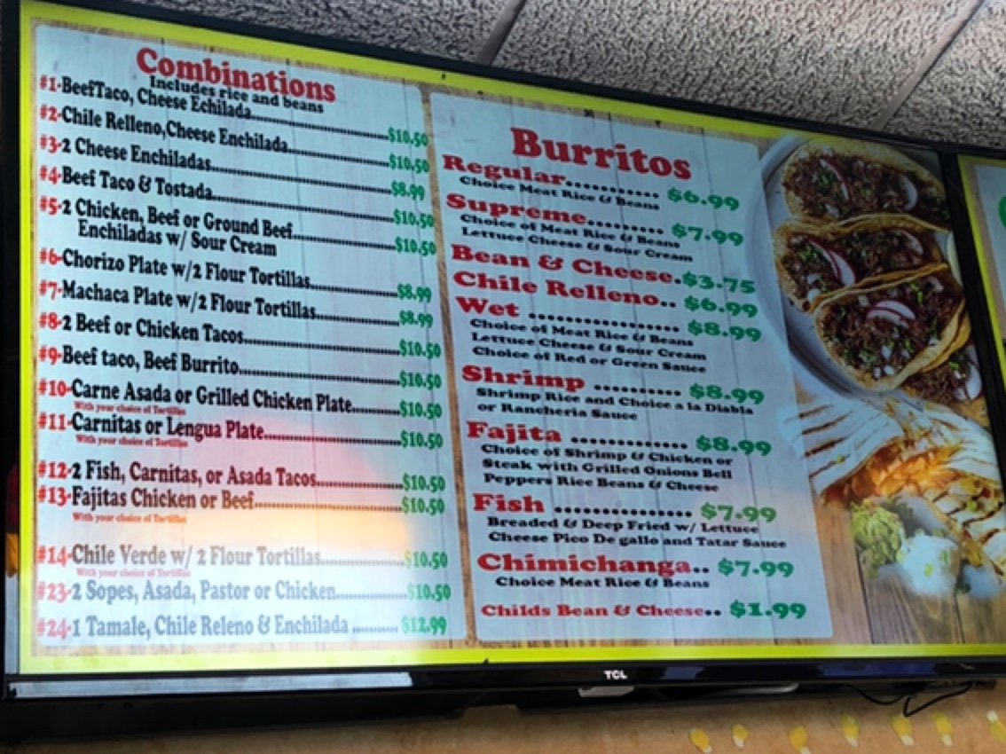 Maria's Taco Shop Menu Photo 8