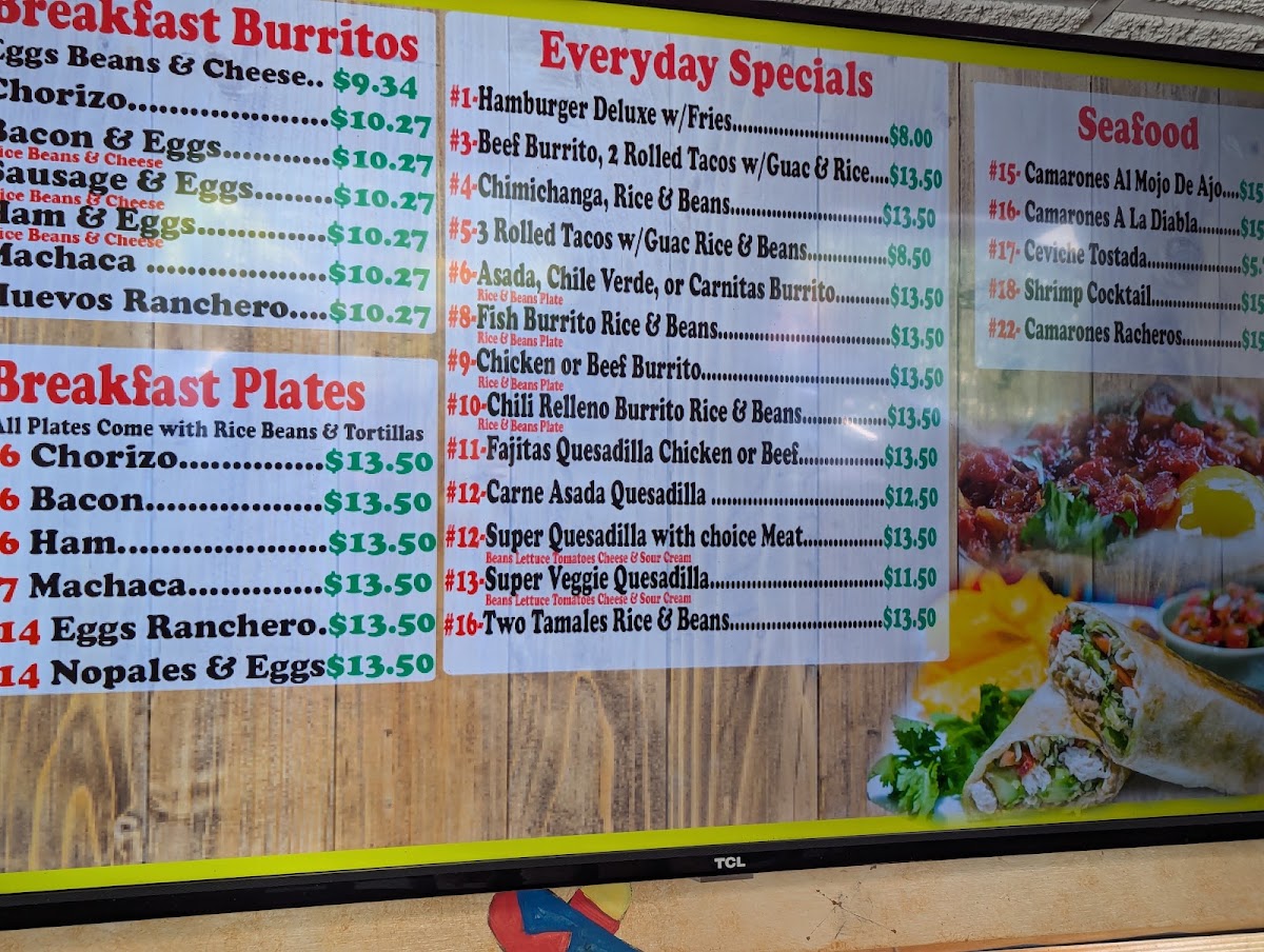Maria's Taco Shop Menu Photo 9