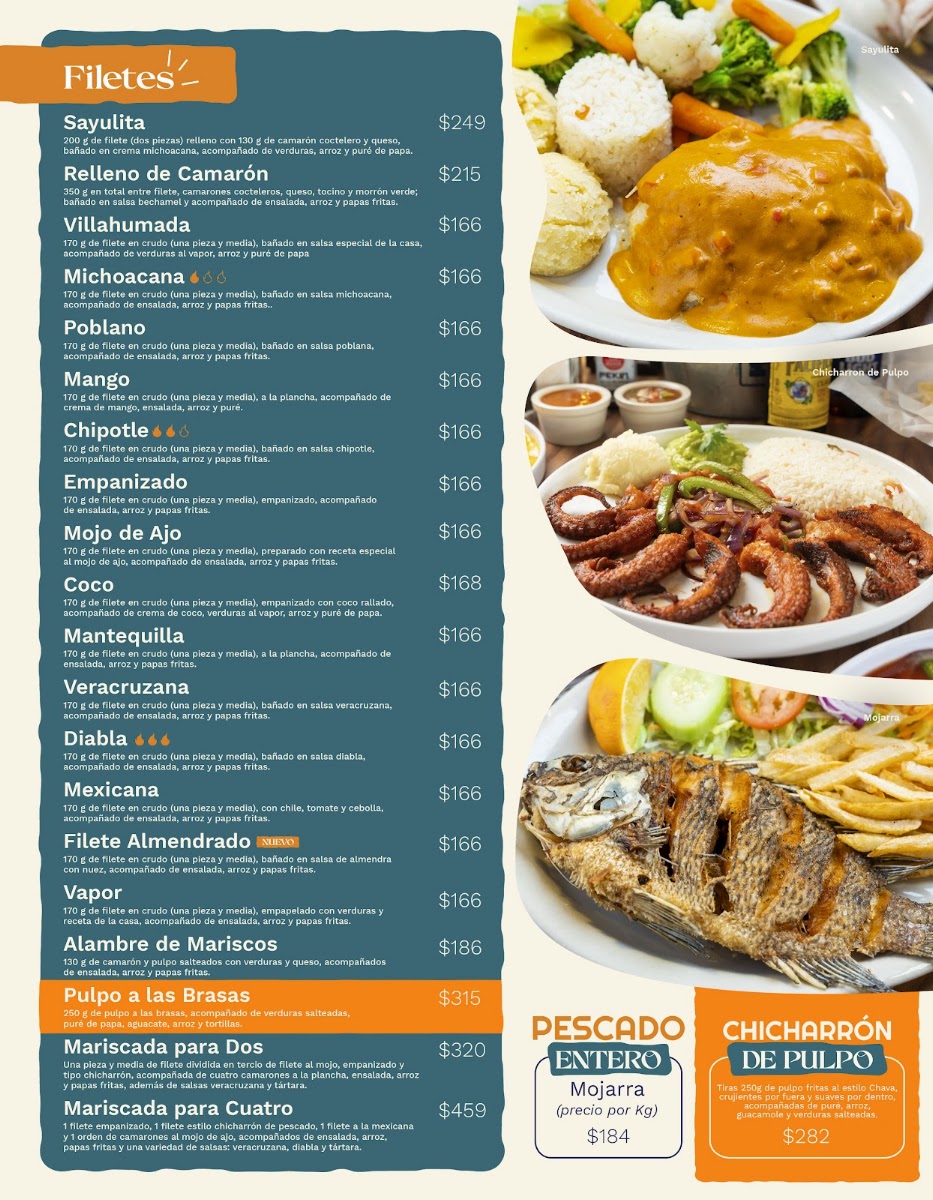 Mariscos Chava's Menu Photo 2