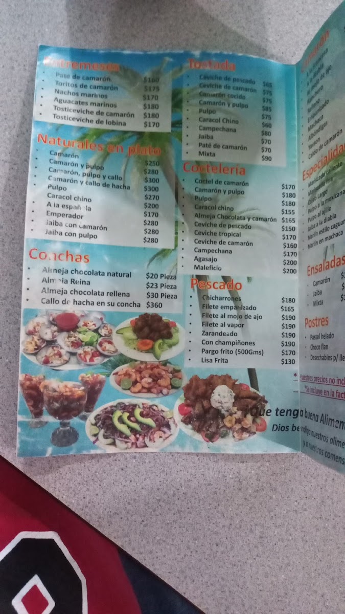 Mariscos El Beny Menu Photo 6