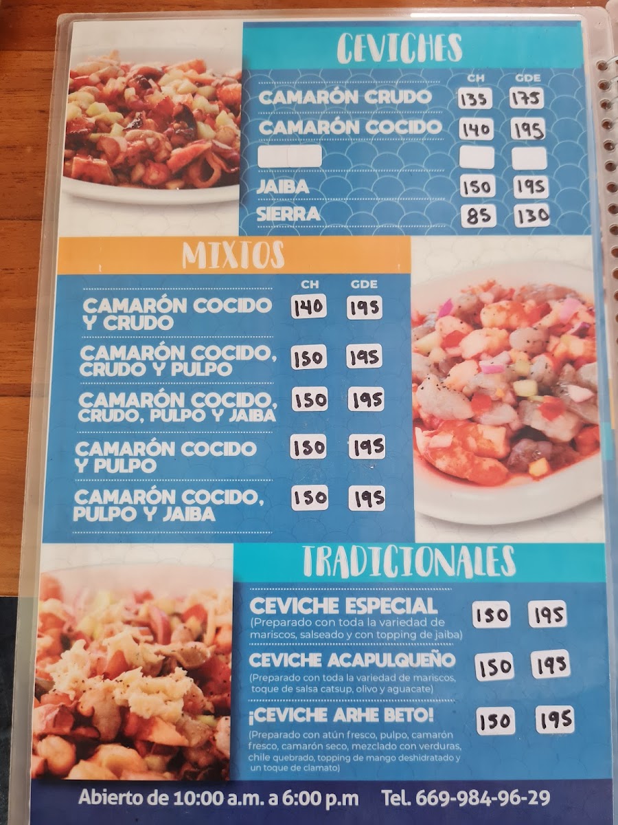Mariscos El Beto Menu Photo 10