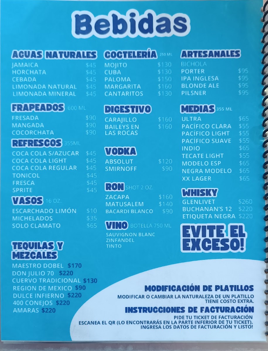 Mariscos El Beto Menu Photo 2